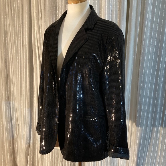 Sparkly sequin blazer - Picture 2 of 10